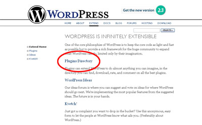 WordPress EXTEND