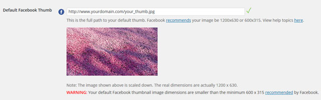 Facebook Thumb Fixer外掛程式