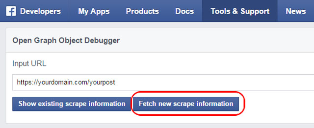 Fetch new scrape information