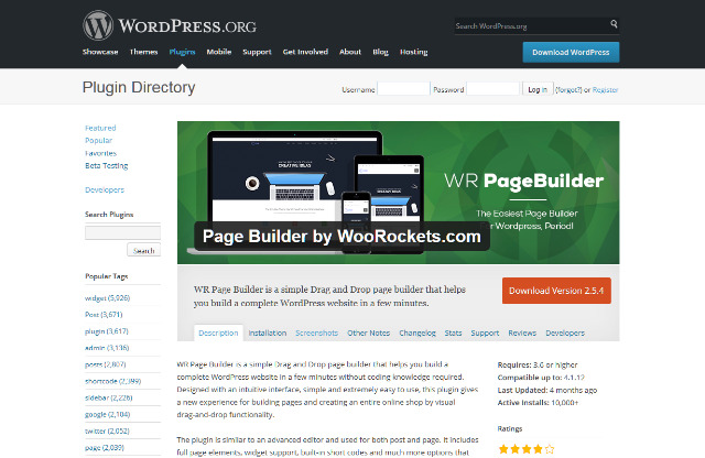 Page Builder by WooRockets.com 外掛程式