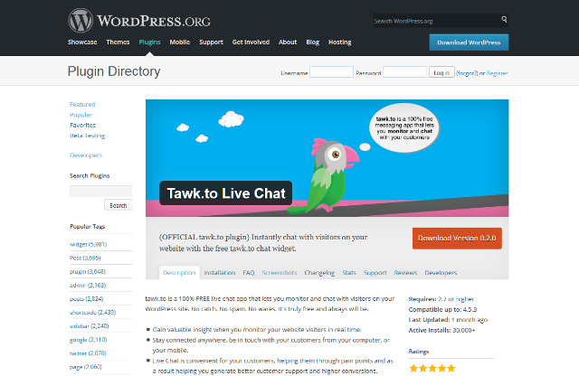Tawk.to Live Chat