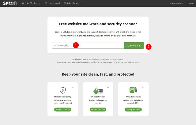 WordPress Website Security Scanner – 免費網站安全掃描