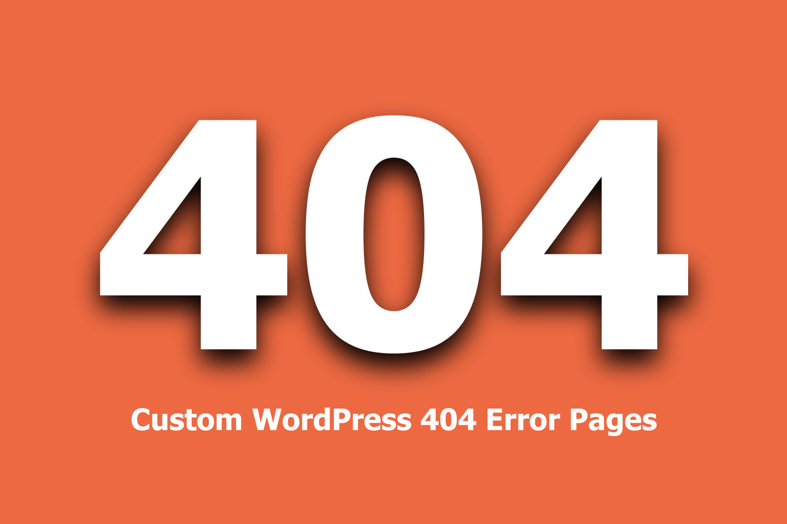 Custom WordPress 404 Error Pages – 自訂404錯誤頁面外掛程式