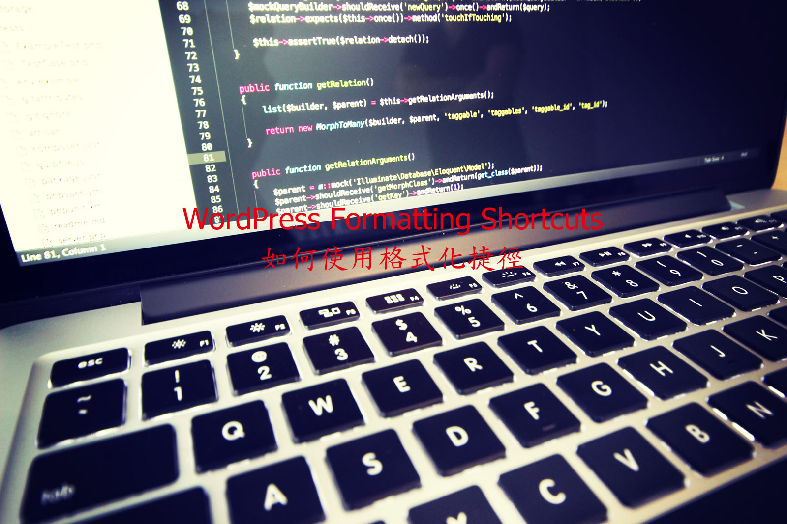 WordPress Formatting Shortcuts – 如何使用格式化捷徑