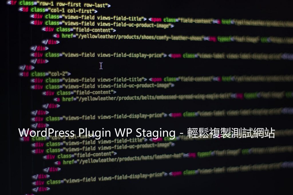 WordPress Plugin WP Staging