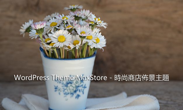 WordPress Theme MaxStore – 時尚商店佈景主題