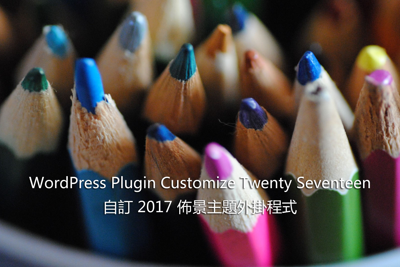 WordPress Plugin Customize Twenty Seventeen – 自訂 2017 佈景主題外掛程式