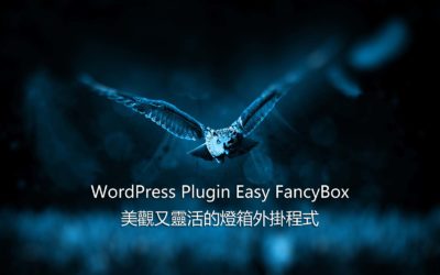 WordPress Plugin Easy FancyBox – 美觀又靈活的燈箱外掛程式