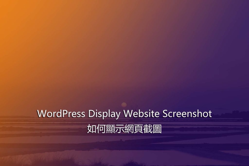 WordPress Display Website Screenshot