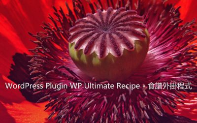 WordPress Plugin WP Ultimate Recipe – 食譜外掛程式