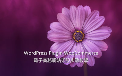 WordPress Plugin WooCommerce – 電子商務網站架設步驟教學