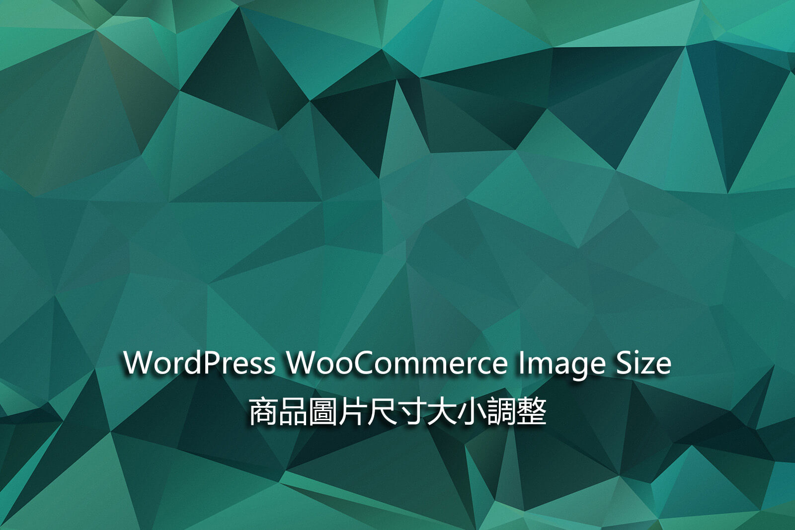 WordPress WooCommerce Image Size